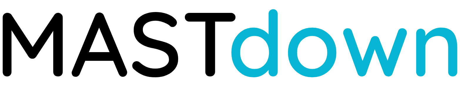 mastdown logo for light mode